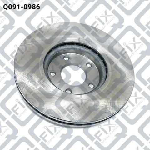 Диск гальмівний передній Q0910986 Q-FIX