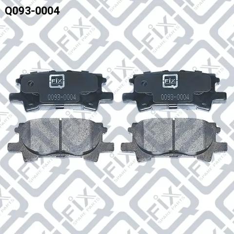 Колодки гальмові задні, дискові Q0930004 Q-FIX
