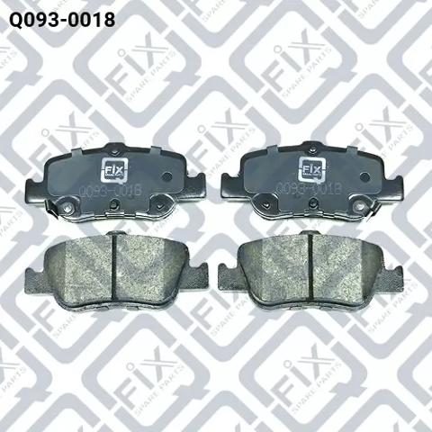 Колодки гальмові задні, дискові Q0930018 Q-FIX