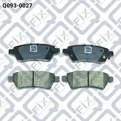 Колодки гальмові задні, дискові Q0930027 Q-FIX