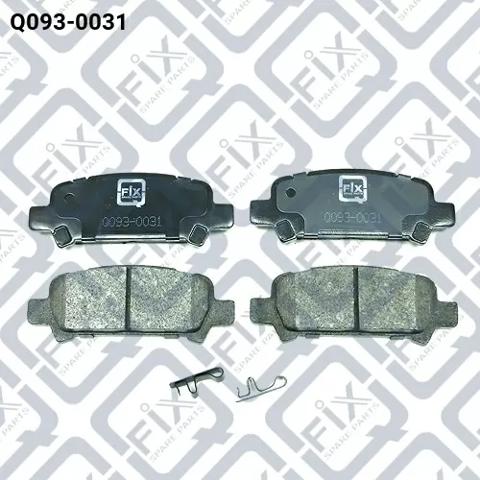 Колодки на гальмо задній дисковий Q0930031 Q-FIX