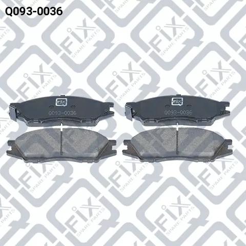 Передні гальмівні колодки Q0930036 Q-FIX