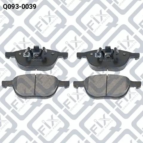 Колодки гальмівні передні, дискові Q0930039 Q-FIX