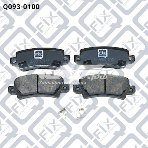 Задні колодки Q0930100 Q-FIX