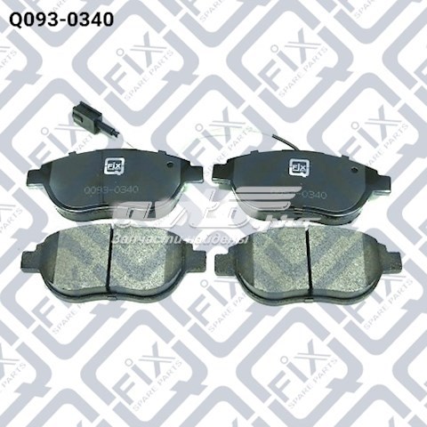 Колодки передні Q0930340 Q-FIX
