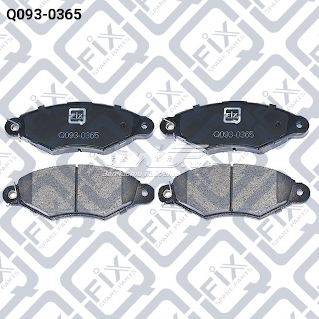 Тормозні колодки Q0930365 Q-FIX