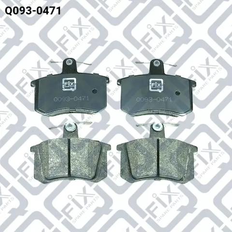Задні гальмівні колодки Q0930471 Q-FIX