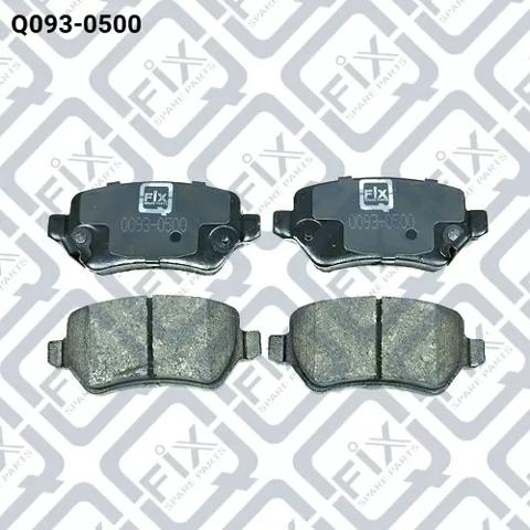 Колодки на гальмо задній дисковий Q0930500 Q-FIX