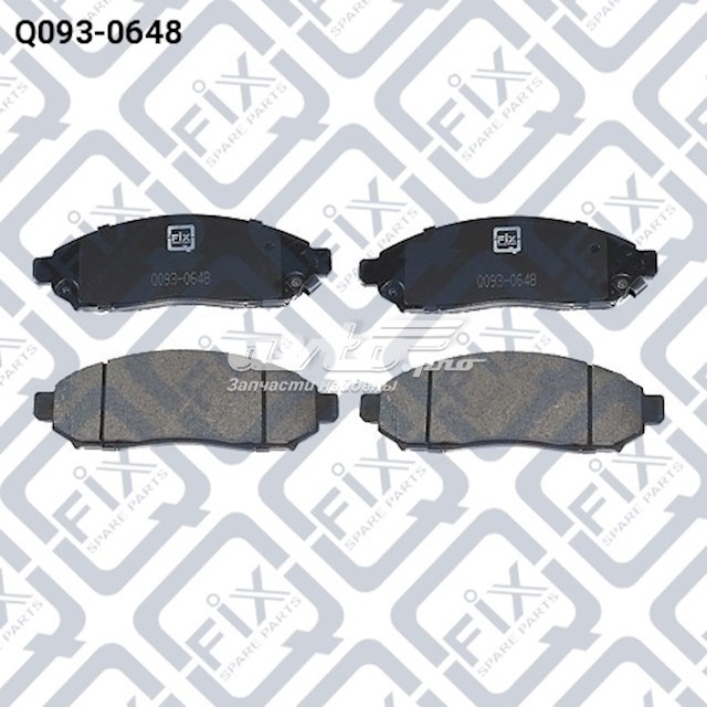 Колодки гальмівні передні, дискові Q0930648 Q-FIX