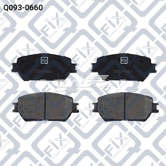 Передні гальмівні колодки Q0930660 Q-FIX