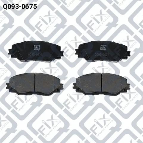 Гальмівні колодки Q0930675 Q-FIX
