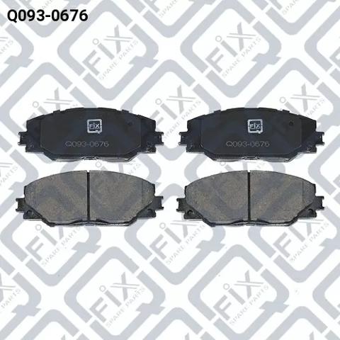 Колодки гальмівні передні, дискові Q0930676 Q-FIX