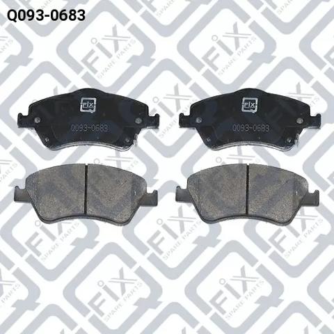 Гальмівні колодки Q0930683 Q-FIX