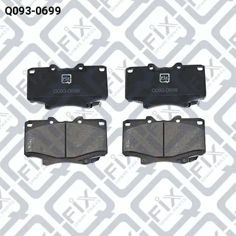 Колодки гальмівні дискові комплект Q0930699 Q-FIX
