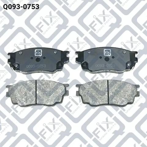 Колодки передні Q0930753 Q-FIX