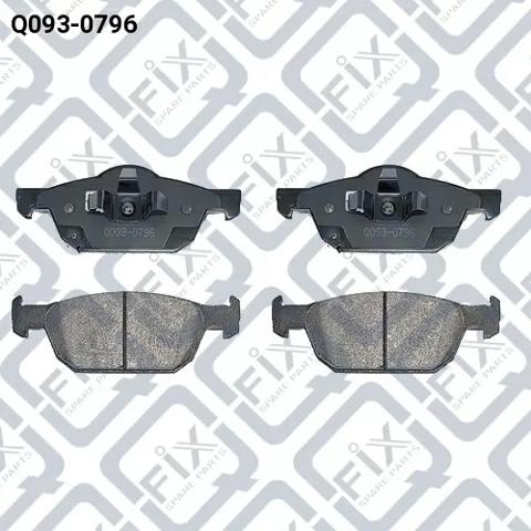 Колодки гальмівні передні, дискові Q0930796 Q-FIX