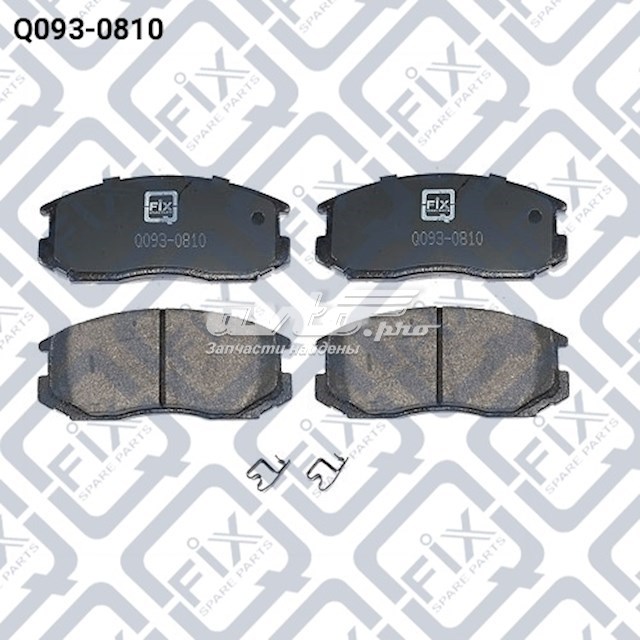 Колодки передні Q0930810 Q-FIX