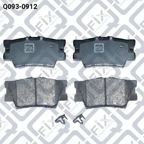 Колодки на гальмо задній дисковий Q0930912 Q-FIX