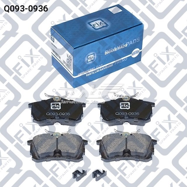 Колодки гальмівні задні, дискові Q0930936 Q-FIX