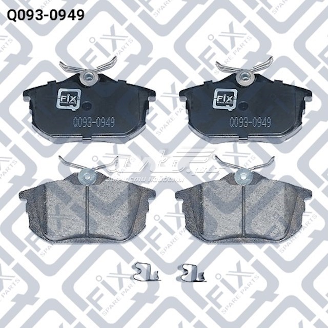 Колодки гальмівні задні, дискові Q0930949 Q-FIX
