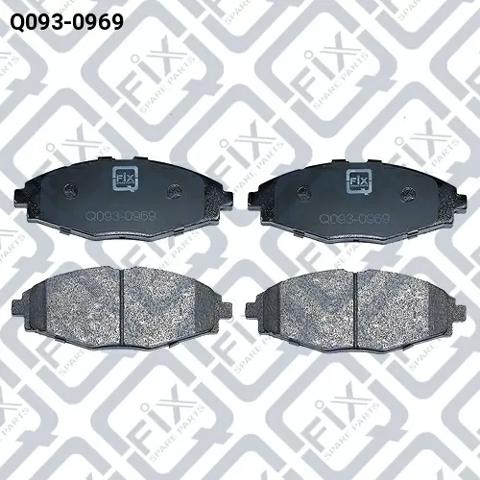Колодки гальмівні дискові комплект Q0930969 Q-FIX