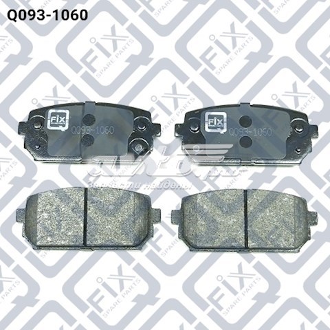Колодки на гальмо задній дисковий Q0931060 Q-FIX