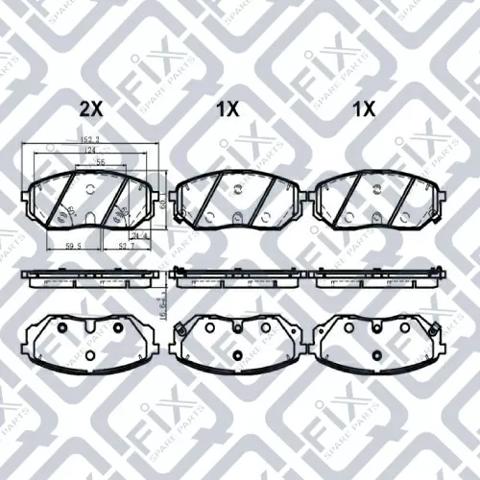 Дискові гальма Q0931319 Q-FIX