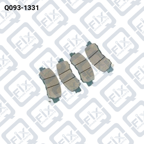 Передні гальмівні колодки Q0931331 Q-FIX