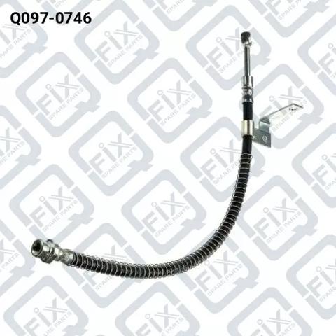 Шланг гальмівний передній, лівий Q0970746 Q-FIX