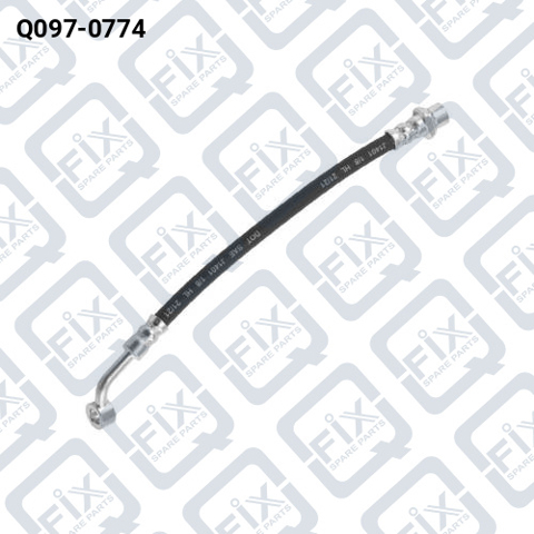 Шланг гальмівний задній, правий Q0970774 Q-FIX
