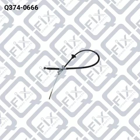 Трос ручного гальма передній Q3740666 Q-FIX