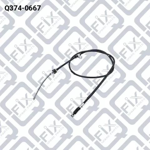 Трос ручника задній лівий Q3740667 Q-FIX