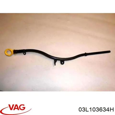 Направляюча щупа-індикатора рівня масла в двигуні 03L103634H VAG