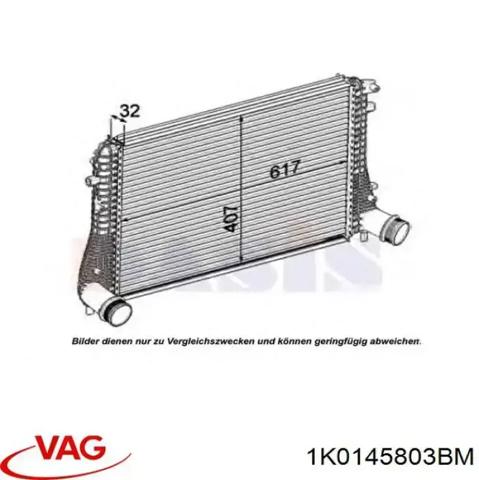 Радіатор інтеркулера 1K0145803BM VAG