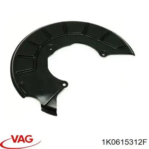 Захист гальмівного диска, переднього, правого 1K0615312F VAG