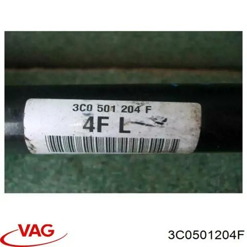 Піввісь задня, права 3C0501204F VAG