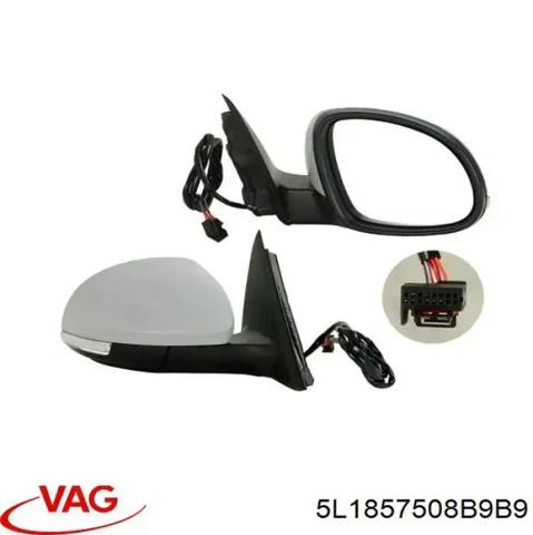 Праве дзеркало заднього виду 5L1857508B9B9 VAG