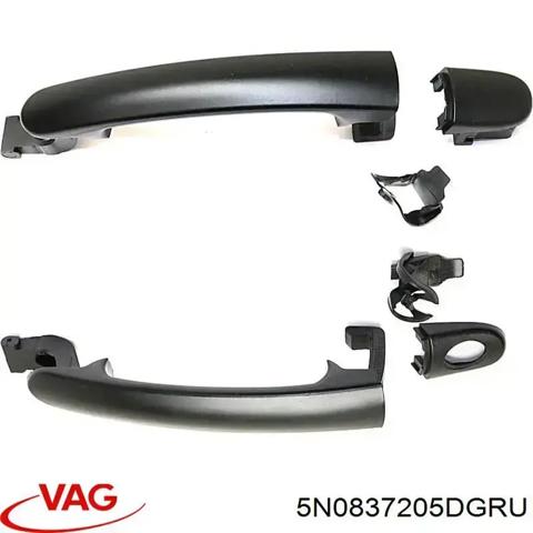 Ручка двере в зборі 5N0837205DGRU VAG