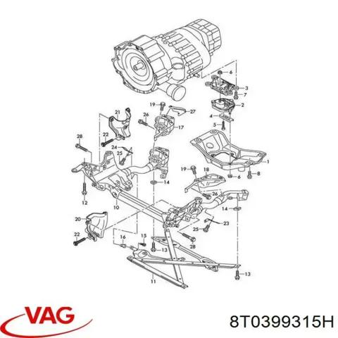 Підрамник передній 8T0399315H VAG