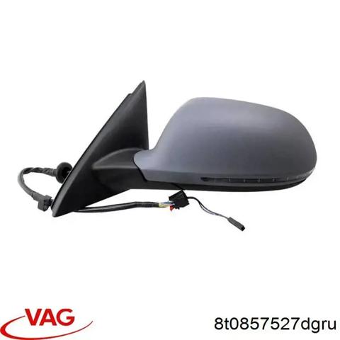 Накладка лівого дзеркала заднього виду 8T0857527DGRU VAG