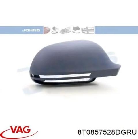 Накладка/кришка дзеркала заднього виду, права 8T0857528DGRU VAG