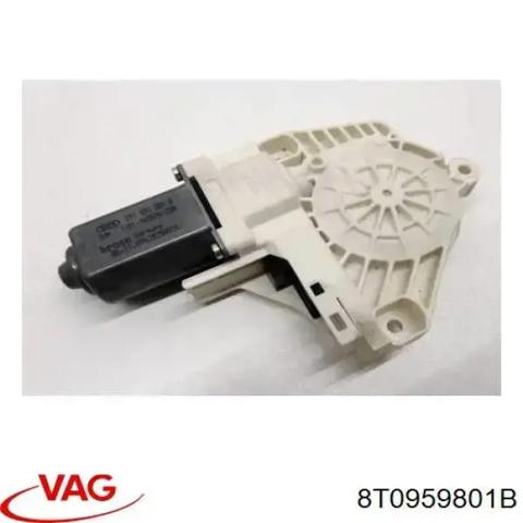 Двигун склопідіймача двері передньої, лівої 8T0959801B VAG
