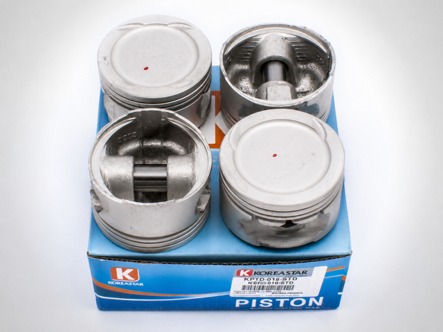 Поршень з пальцем без кілець, стандарт KPTD016STD KOREASTAR