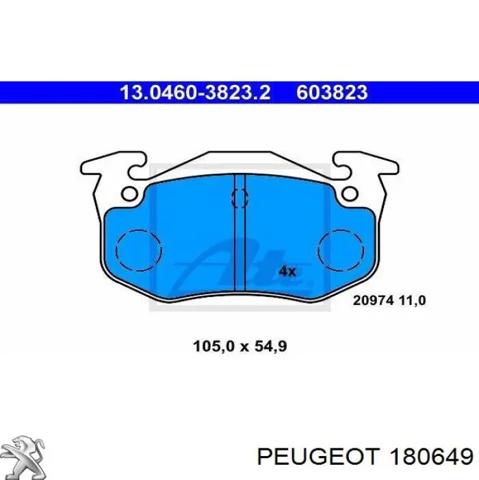 Опора двигуна задня 180649 PEUGEOT