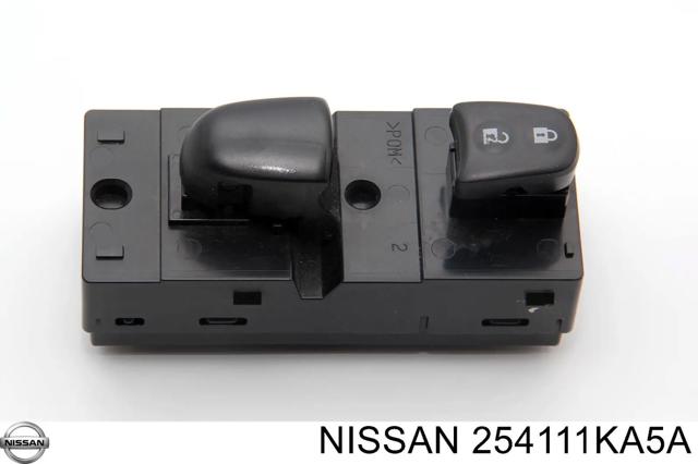 Кнопка включения мотора стеклоподъемника передняя правая на nissan leaf хэтчбек (ze0) (01.10 - 12.12) electric em61 254111KA5A