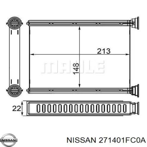 Радиатор отопителя печки nissan leaf 13-17 271401FC0A