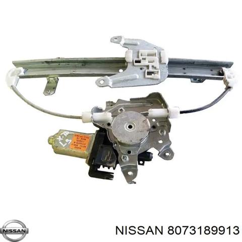 (н095)мотор склопідіймача nissan x trail 8073189913