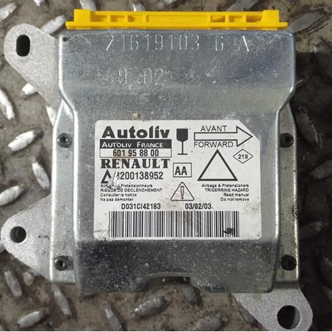 Модуль-процесор керування подушки безпеки 8200138952 RENAULT