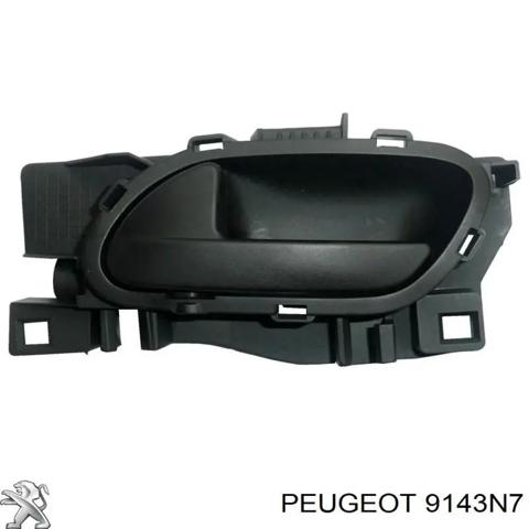 Ручка передньої двері внутрішня ліва 9143N7 PEUGEOT