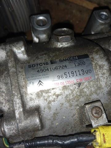Компресор кондиціонера 9651911380 PEUGEOT